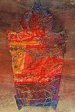 the fire below